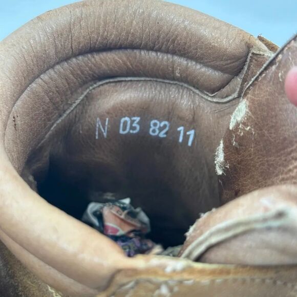 Vintage PMS By Gronell Italian Made Mountaineering Hiking Boots Size 11M